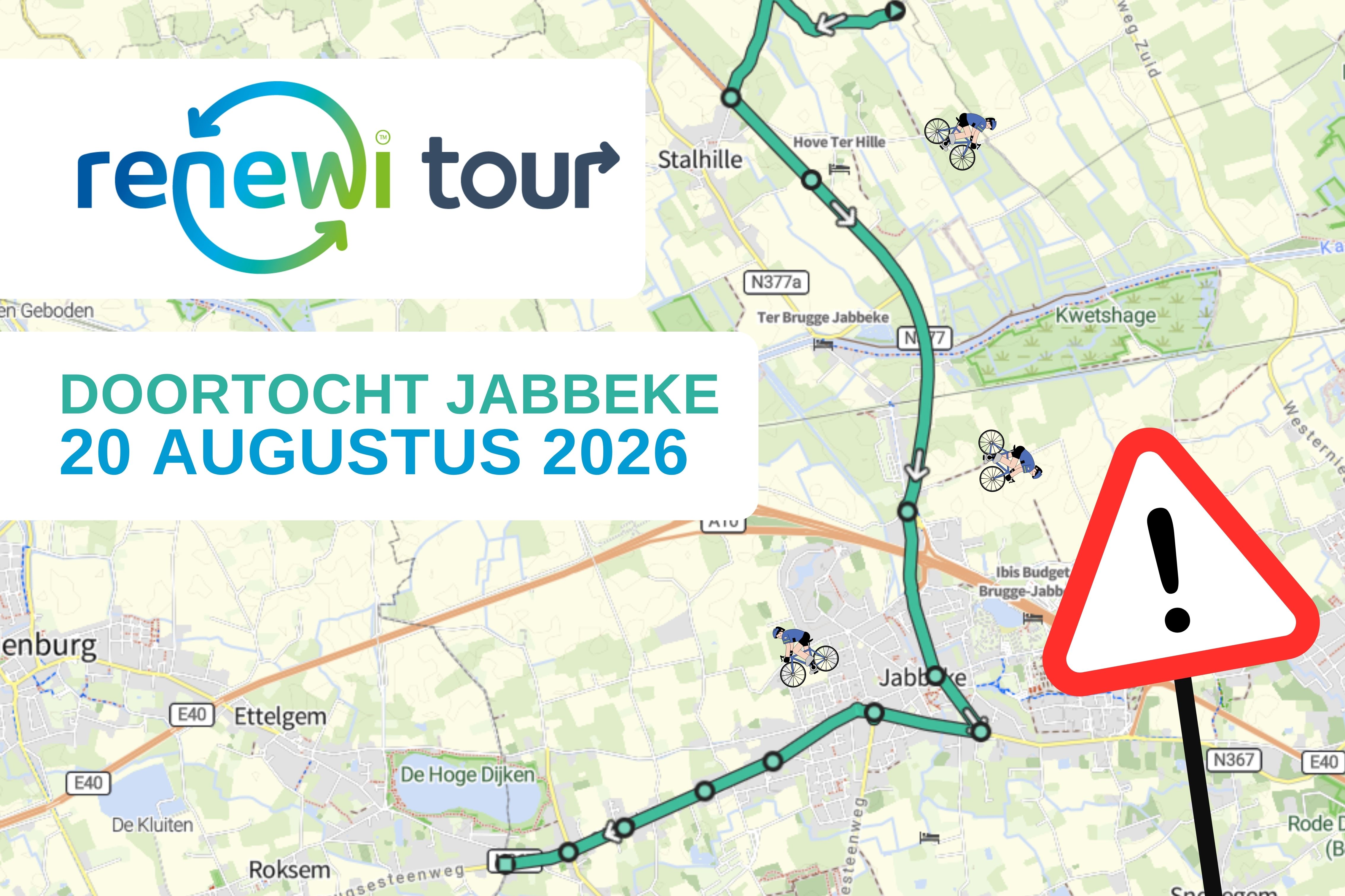 DOORTOCHT RENEWI TOUR 2026 OP 20 AUGUSTUS