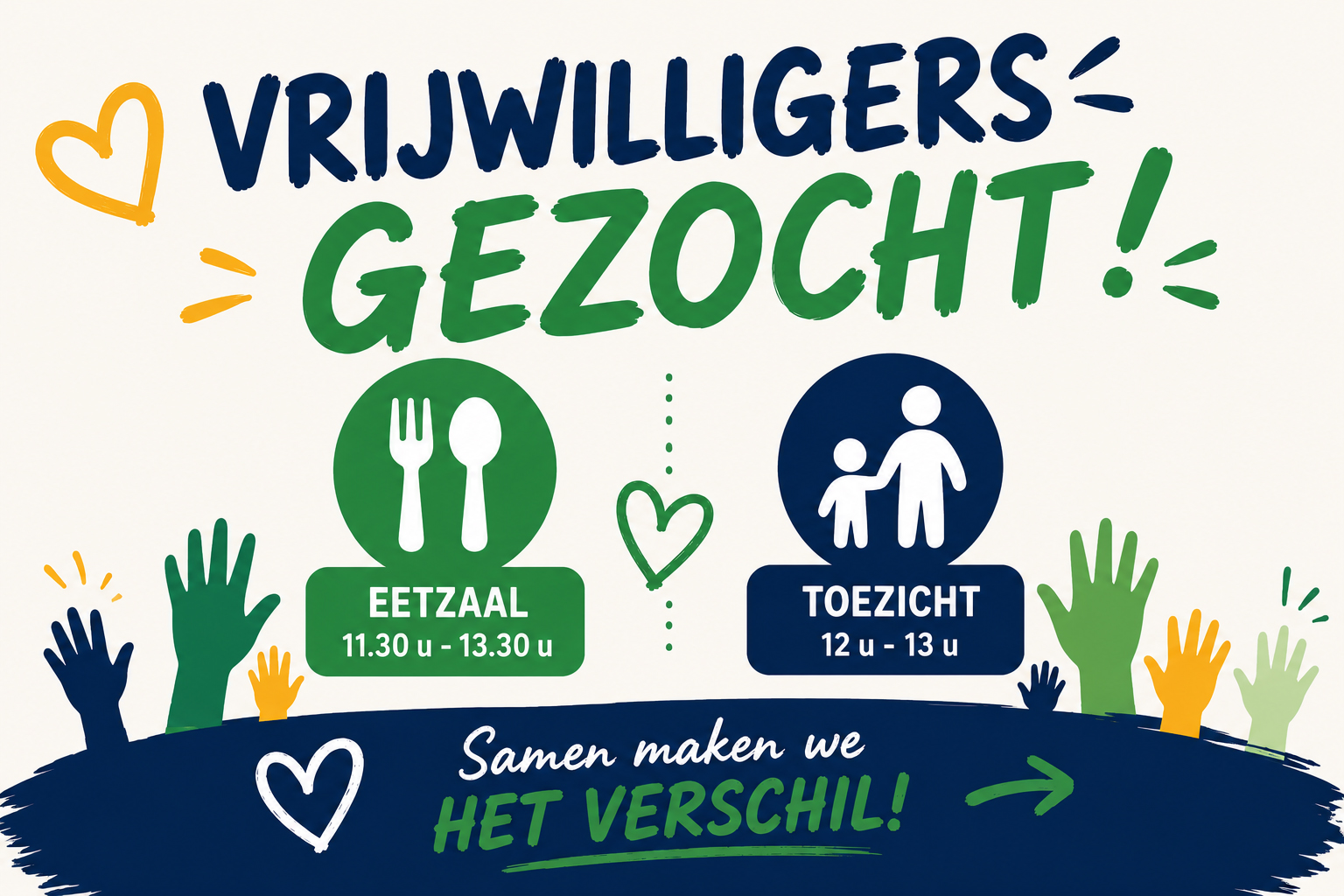 JABBEEKSE SCHOLEN LANCEREN OPROEP VRIJWILLIGERS