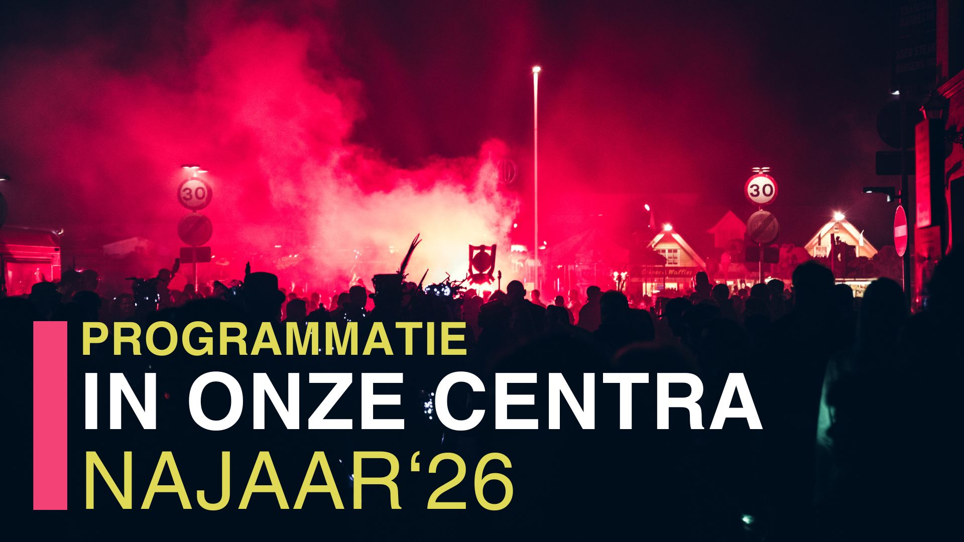 CULTUURPROGRAMMA IN ONZE CENTRA - NAJAAR 2026
